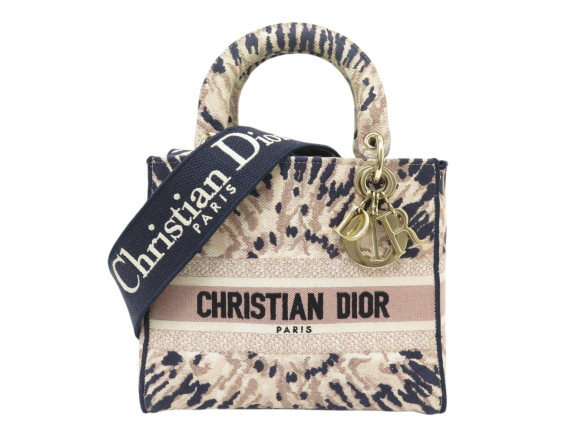 sac a main christian dior lady d lite medium toile