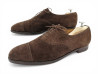 chaussures john lobb seymour 10.5e 44.5 en daim marron