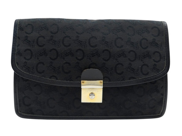  sac pochette a main celine en toile