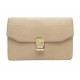 VINTAGE SAC POCHETTE A MAIN CELINE C CLASSIQUE EN CUIR BEIGE POUCH CLUTCH 1000€