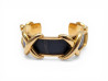  bracelet hermes croisillons plaque or cuir