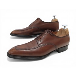 CHAUSSURES JM WESTON BEAUBOURG 637 DERBY 8.5D 42.5 EN CUIR MARRON SHOES 920€