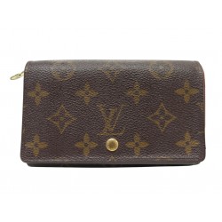 VINTAGE PORTEFEUILLE LOUIS VUITTON TRESOR M61730 EN TOILE MONOGRAM WALLET 550€
