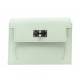 NEUF PORTEFEUILLE HERMES KELLY POCKET COMPACT CUIR EPSOM VERT FIZZ WALLET 2360€