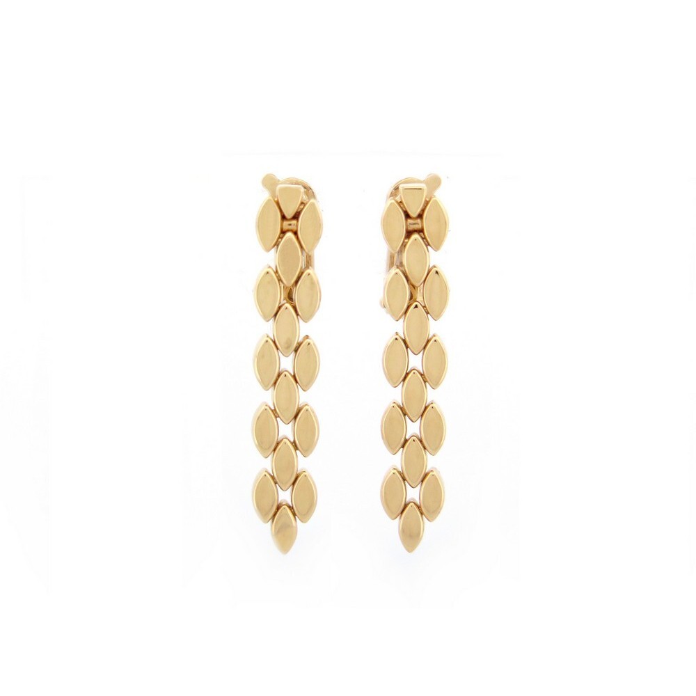 NEUF BOUCLES D'OREILLES MAUBOUSSIN JE TE DESIRE EN OR JAUNE 18K EARRINGS 10775€