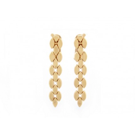 NEUF BOUCLES D'OREILLES MAUBOUSSIN JE TE DESIRE EN OR JAUNE 18K EARRINGS 10775€