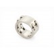 VINTAGE BAGUE HERMES ARTICULEE 52 EN ARGENT MASSIF 925 11.4G ECRIN SILVER RING