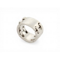 VINTAGE BAGUE HERMES ARTICULEE 52 EN ARGENT MASSIF 925 11.4G ECRIN SILVER RING