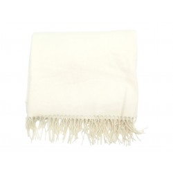 ETOLE CHRISTIAN DIOR CACHEMIRE ET LAINE ECRU ECHARPE 134X170CM SCARF SHAWL 1100€