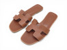 chaussures hermes mules oran h021056z2 38.5 cuir box