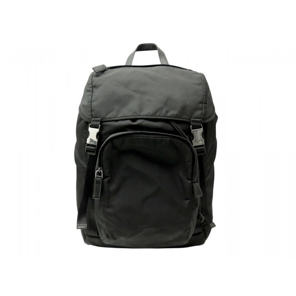 SAC A DOS PRADA EN TOILE RE-NYLON NOIR 2VZ062 BLACK CANVAS BACKPACK BAG 2100€