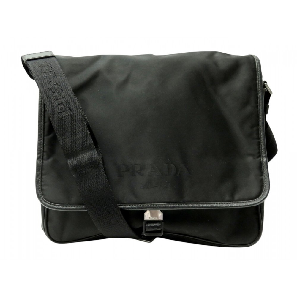 SAC A MAIN PRADA BESACE MESSENGER LOGO NYLON SACOCHE BANDOULIERE HAND BAG 2250€