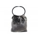 VINTAGE SAC A MAIN GUCCI SEAU TOM FORD 1999 VELOURS GRIS BUCKET HAND BAG 1700€