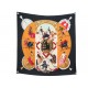 VINTAGE FOULARD HERMES PLAZA DE TOROS WATRIGANT CARRE 90 SOIE ORANGE SCARF 580€