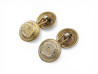 boutons de manchettes chanel logo cc rond en