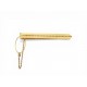 VINTAGE PINCE A CRAVATE CHAUMET EPI DE BLE OR JAUNE 18K 10.7G GOLD GOLD TIE CLIP