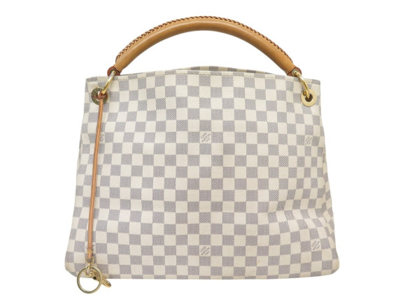 sac a main louis vuitton artsy mm toile damier azur