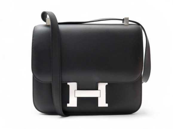 sac a main hermes constance 24 en cuir swift noir