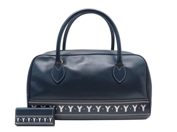 sac a main yves saint laurent bowling logo y