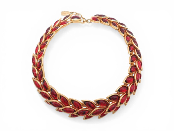  collier yves saint laurent lagardere 1980