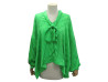 chemise balenciaga 595072 blouse col lavalliere logo