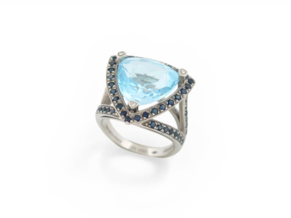 bague mauboussin couleur d'emotions topaze saphirs