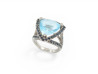 bague mauboussin couleur d'emotions topaze saphirs