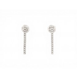 NEUF BOUCLES D'OREILLES MAUBOUSSIN TU ES MA RIVIERE D'AMOUR DIAMANTS 0.5CT 3760€