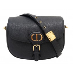 SAC A MAIN CHRISTIAN DIOR BOBBY MEDIUM BANDOULIERE EN CUIR NOIR HAND BAG 3150€