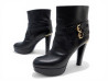 chaussures bottines louis vuitton ankle boots 40 cuir