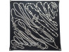  foulard chanel twill logo cc perles carre 90 en