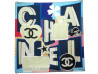 foulard chanel coeur logo cc sac timeless carre