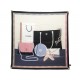 NEUF FOULARD CHANEL SAC ET COLLIER DE PERLES CARRE 90 TWILL DE SOIE SCARF 530€