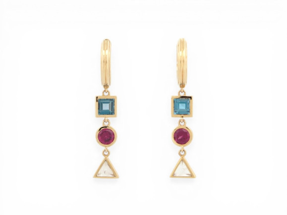  boucles d'oreilles poiray creoles lolita en or