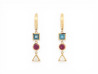  boucles d'oreilles poiray creoles lolita en or