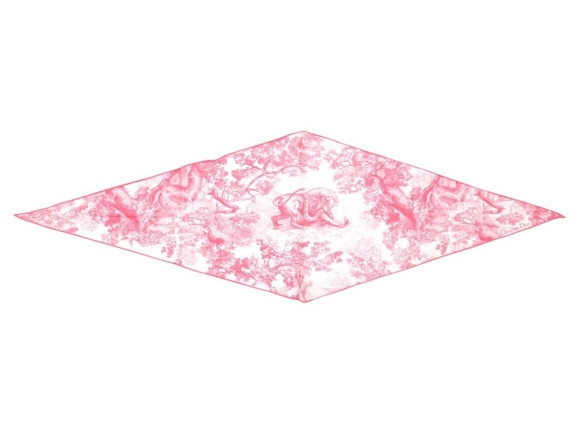 foulard losange christian dior diamond toile de
