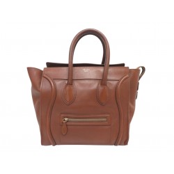 SAC A MAIN CELINE LUGGAGE MEDIUM EN CUIR MARRON BROWN LEATHER HAND BAG 2600€