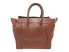 sac a main celine luggage medium en cuir marron brown