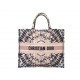 SAC A MAIN CHRISTIAN DIOR BOOK TOTE LARGE EN TOILE TIE-DYE CABAS HAND BAG 2850€