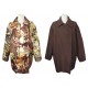 RARE MANTEAU HERMES REVERSIBLE LES AMERIQUES & FAUNE ET FLORE DU TEXAS 42 L COAT
