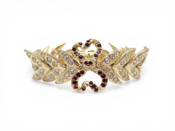   bracelet yves saint laurent double coeur