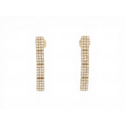 NEUF BOUCLES D'OREILLES MAUBOUSSIN LES JARDINS DE HONFLEUR DIAMANTS 0.96CT 6400€