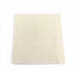 NEUF CHALE DIOR OBLIQUE 41DOB140L670 CARRE 140CM SOIE VISCOSE SHAWL SCARF 750€