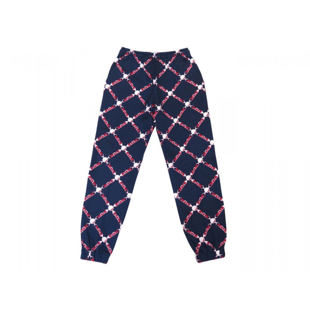 NEUF PANTALON HERMES ESPRIT JOGGING MOTIF GRAND TRALALA XS 34 COTON PANTS 1100€