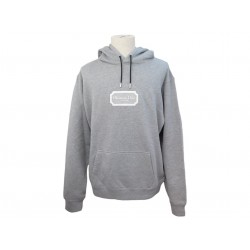 NEUF PULL A CAPUCHE DIOR 243J691A0531 XL 56 EN COTON GRIS HOODIE SWEATER 1100€