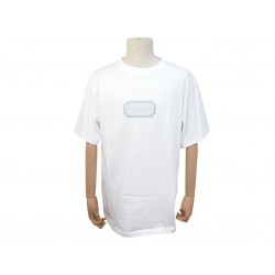 HAUT CHRISTIAN DIOR T-SHIRT COUTURE COUPE RELAX XL 54 COTON BLANC WHITE TOP 780€
