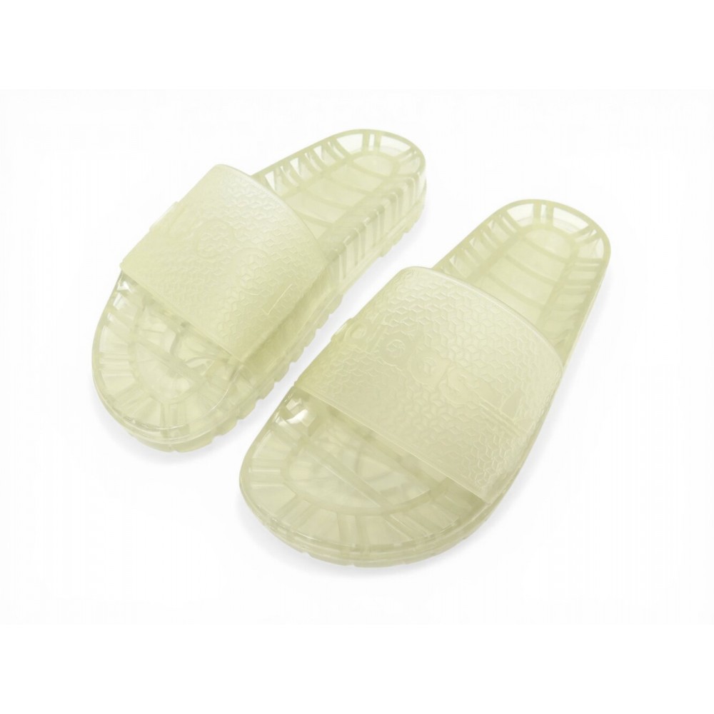 NEUF CHAUSSURES GUCCI X ADIDAS SLIDE IE2256 5 IT 39 FR SANDALES MULES SHOES 510€