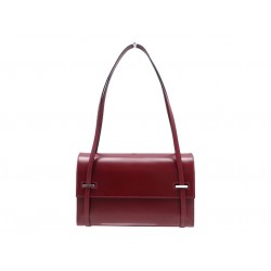 SAC A MAIN HERMES CLAQUETTE 24 CM EN CUIR BOX ROUGE HERMES PORTE EPAULE HAND BAG