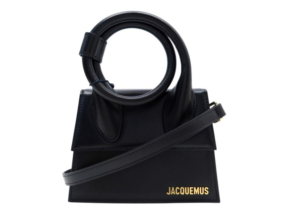  sac a main jacquemus chiquito noeud en cuir noir