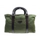 SAC A MAIN PRADA RE-EDITION 2005 EN TOILE KAKI & CUIR MARRON HAND BAG 1500€